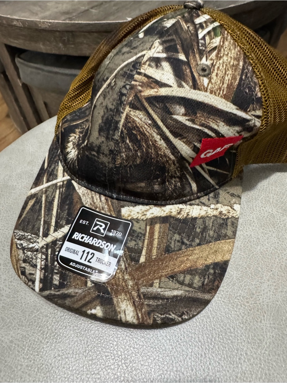 Realtree max5 Richardson camo trucker hat with adjustable strap NWT